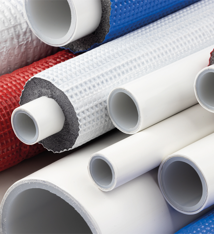 Preview image of K-FLEX multilayer pipes with and without insulation