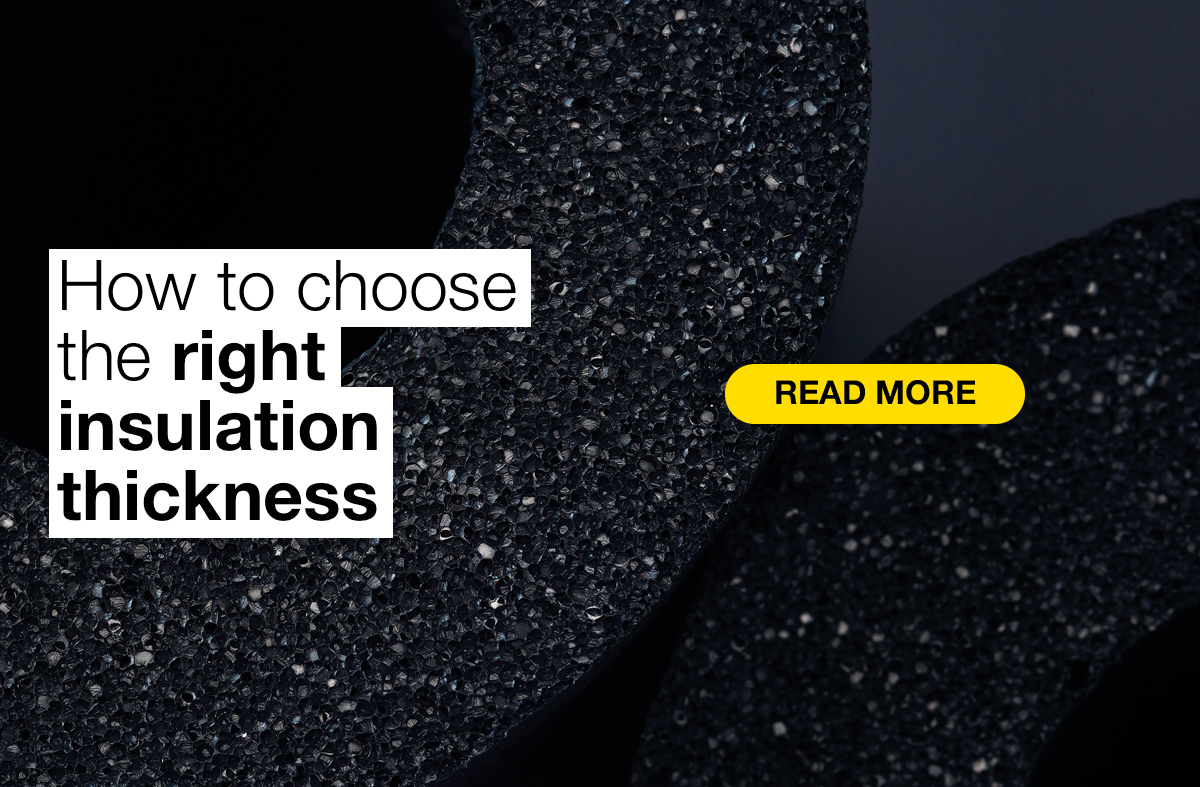 Web read-more banner for an article about insulation thickness